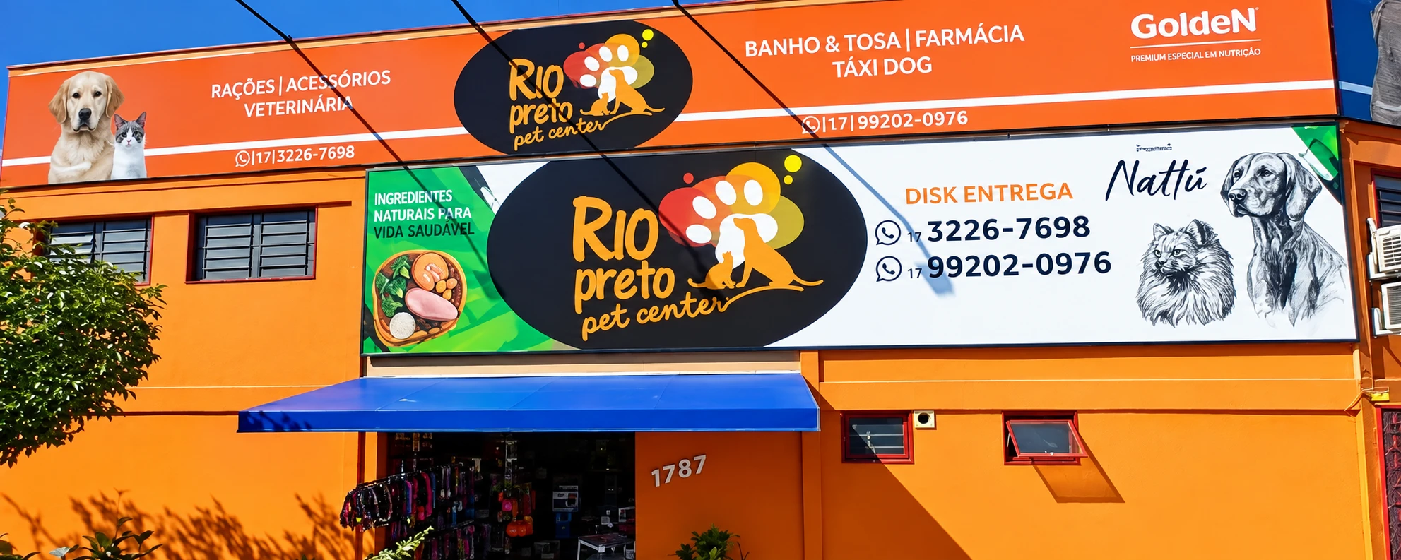Fachada do Rio Preto Pet Center